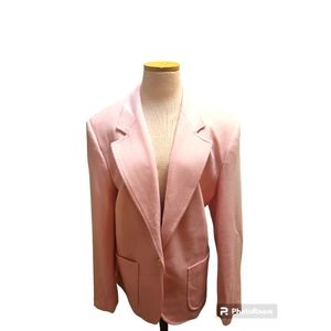 Vintage Appleseed single button 100% wool blazer